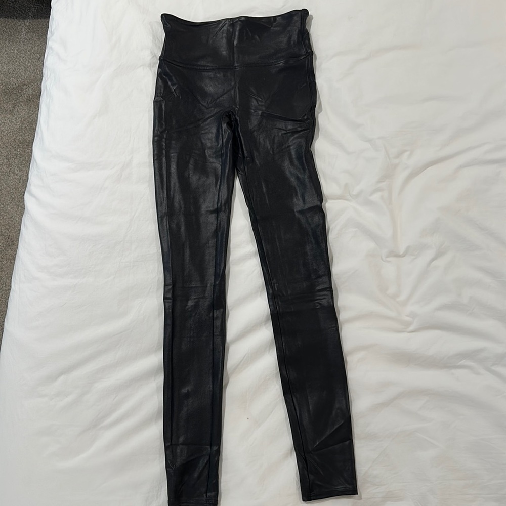Spanx Faux Leather Leggings Tall